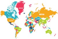 world map 